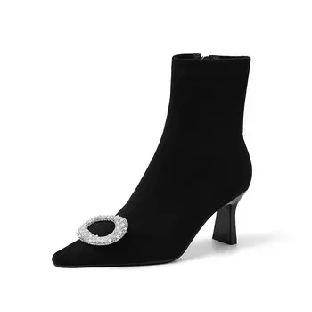 Ботильоны женские Quicheshoes, черный