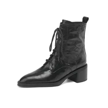 Ботильоны женские Raphael Sona, цвет Black Fleece-lined