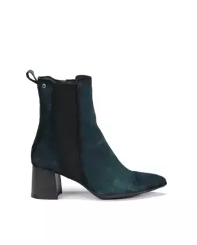 Ботильоны женские с эластичным боком из замши Dorking, синий