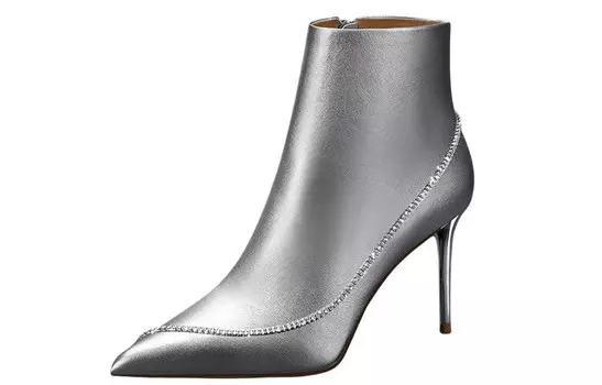 Ботильоны женские серебряный Miss Left, серебряный