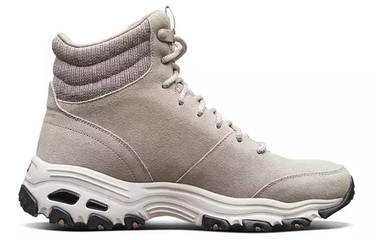 Ботильоны женские серо-коричневые Skechers