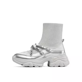 Ботильоны женские серый Eblan