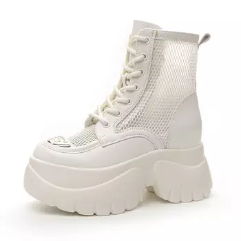 Ботильоны женские Shangjinni, бежевый