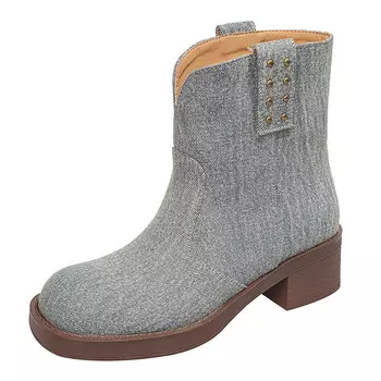 Ботильоны женские синий Kemeilian