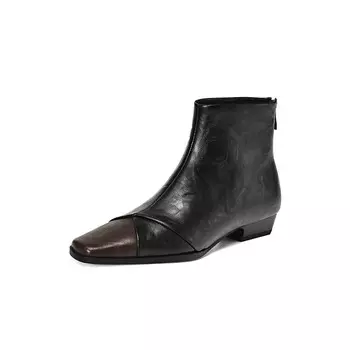 Ботильоны женские Su Yanjiao, цвет Black, Brown, Multicolor