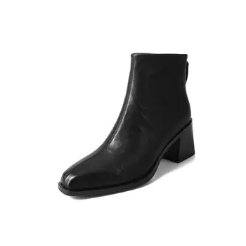Ботильоны женские Su Yanjiao, цвет Black Fleece-lined