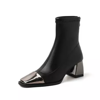 Ботильоны женские Su Yanjiao, цвет Black Fleece-lined