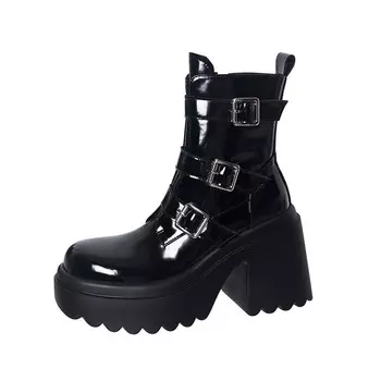 Ботильоны женские Su Yanjiao, цвет Burgundy