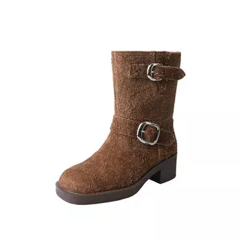 Ботильоны женские Su Yanjiao, темно-серый