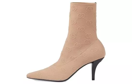Ботильоны женские светло-коричневые Gucci