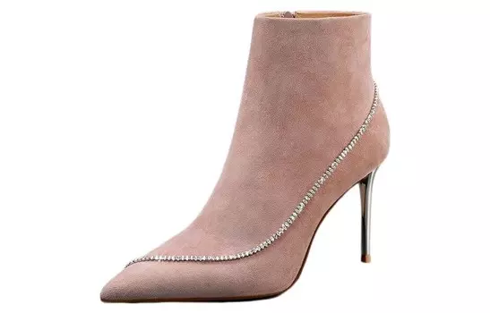 Ботильоны женские телесного цвета Miss Left, цвет Nude