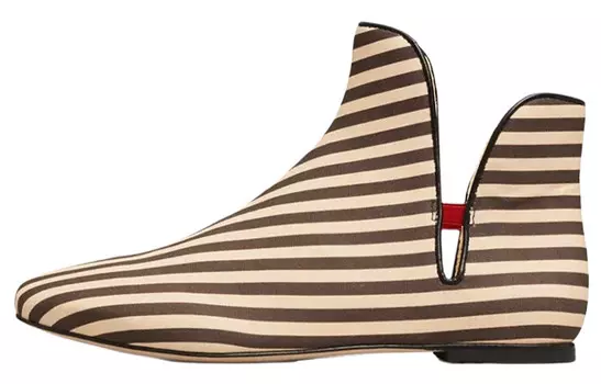 Ботильоны женские винтажные полоски Tory Burch