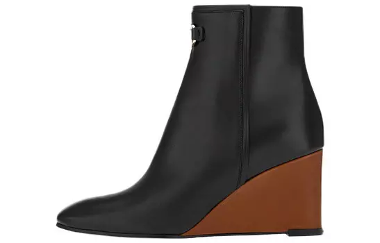 Ботильоны женские высокие Ferragamo, черный