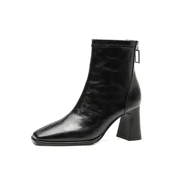 Ботильоны женские Yafei Xuanyu, коричневый