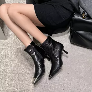 Ботильоны женские Zi Xiao, черный