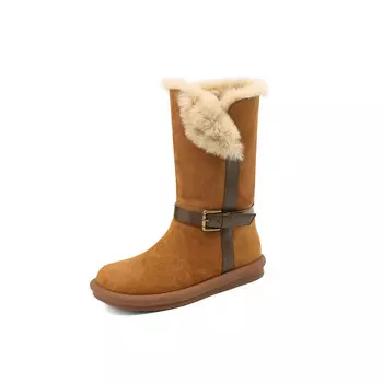 Ботильоны женские Zi Xiao, коричневый