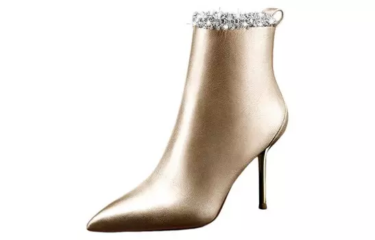 Ботильоны женские золотой Miss Left, золотой