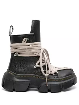 Ботинки 1460 на платформе из коллаборации с Rick Owens Dr. Martens, черный