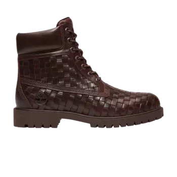 Ботинки 6 Inch Premium Boot 'Woven Leather - Dark Brown', коричневый