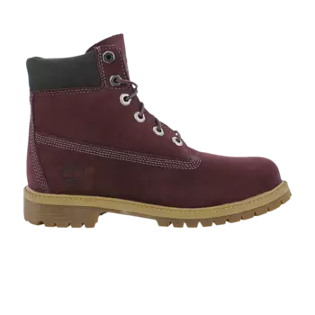 Ботинки 6 Inch Premium Relief Junior Timberland, красный