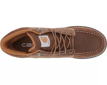 Ботинки 6" Waterproof Non-Safety Moc Toe Lug Boot Carhartt, масляный дубленый темный бизон