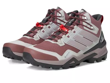 Ботинки adidas Outdoor Terrex Skychaser GORE-TEX Mid Top Hiking Shoes, цвет Quiet Crimson/Preloved Fig/Grey