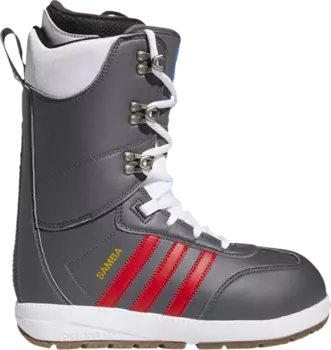 Ботинки Adidas Samba ADV Boot 'Grey Scarlet', серый