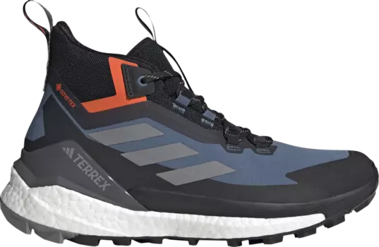 Ботинки Adidas Terrex Free Hiker GORE-TEX 2 'Wonder Steel Impact Orange', серый