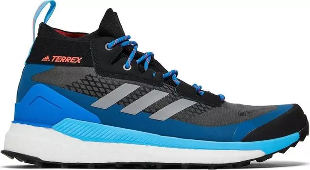 Ботинки Adidas Terrex Free Hiker GTX 'Grey Blue Rush', серый