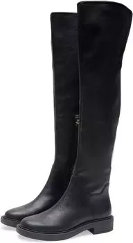 Ботинки Aerosoles Golla, цвет Black Pebbled Stretch Faux Leather