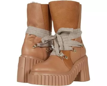 Ботинки AGL Tania Warm, кэмел