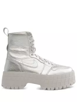 Ботинки Air 1 High Brooklyn Jordan, серебряный