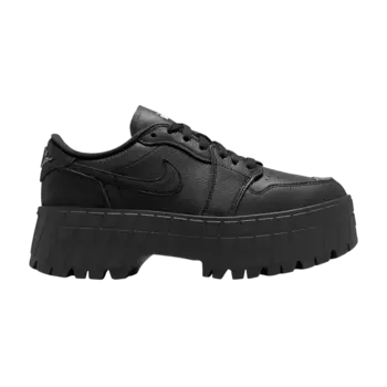 Ботинки Air Jordan Wmns Air Jordan 1 Low Brooklyn 'Metallic Black', черный