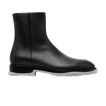 Ботинки Alexander McQueen Half Leather Boot 'Black Grey', черный