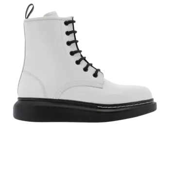 Ботинки Alexander McQueen Hybrid Lace-Up Boot, белый