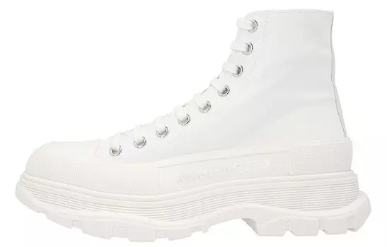 Ботинки Alexander Mcqueen Slick Boot, белый