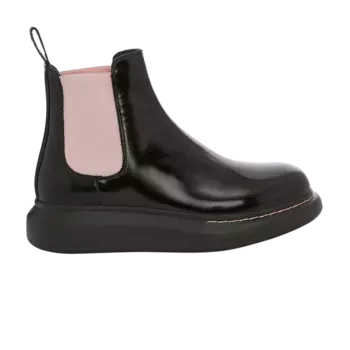 Ботинки Alexander McQueen Wmns Hybrid Chelsea Boot 'Black Sugar Pink', черный