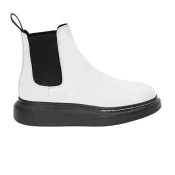 Ботинки Alexander McQueen Wmns Hybrid Chelsea Boot 'White Black', белый