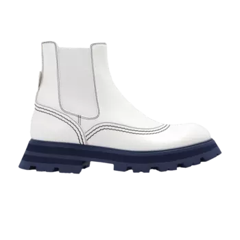 Ботинки Alexander McQueen Wmns Wander Chelsea Boot 'White Navy', белый
