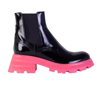 Ботинки Alexander McQueen Wmns Wander Chelsea Boot 'Black Pink', черный