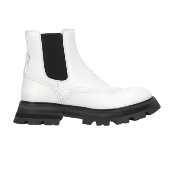 Ботинки Alexander McQueen Wmns Wander Chelsea Boot 'White Black', белый
