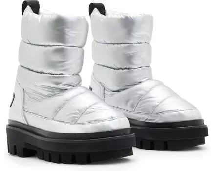Ботинки AllSaints Alba Alpine, серебряный