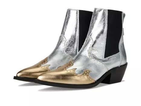 Ботинки AllSaints Denver Stud Boots, цвет Silver/Gold
