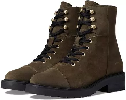 Ботинки AllSaints Dusty Suede Boot, цвет Dark Olive Green