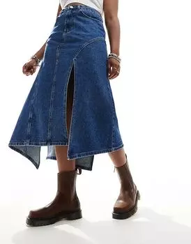 Ботинки Amaayah lo из коричневой кожи без застежек Dr Martens