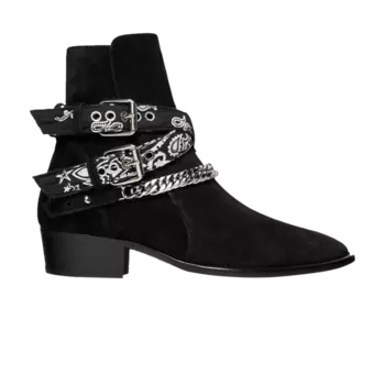 Ботинки Amiri Bandana Buckle Boot, черный
