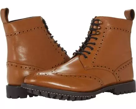 Ботинки Anthony Veer Grant Wing Tip Boots, цвет Walnut