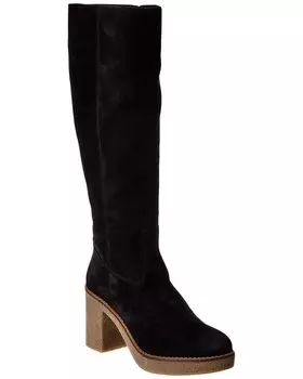 Ботинки Aquatalia Crista из замши, устойчивые к погодным условиям, черный