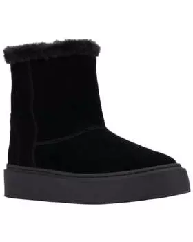 Ботинки Aquatalia Lavina из замши, устойчивые к погодным условиям, черный