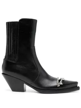 Ботинки AREA 55 мм, украшенные кристаллами, черный